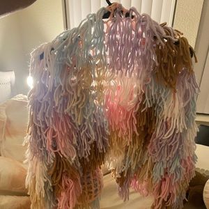 Multicolor Fringe Jacket